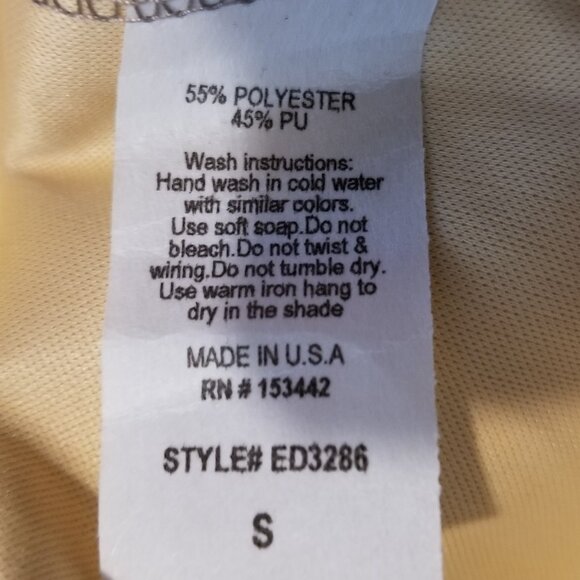 Windsor Tan Natural Vegan Faux Leather Skirt Women Small Club Party NWT - Picture 6 of 6